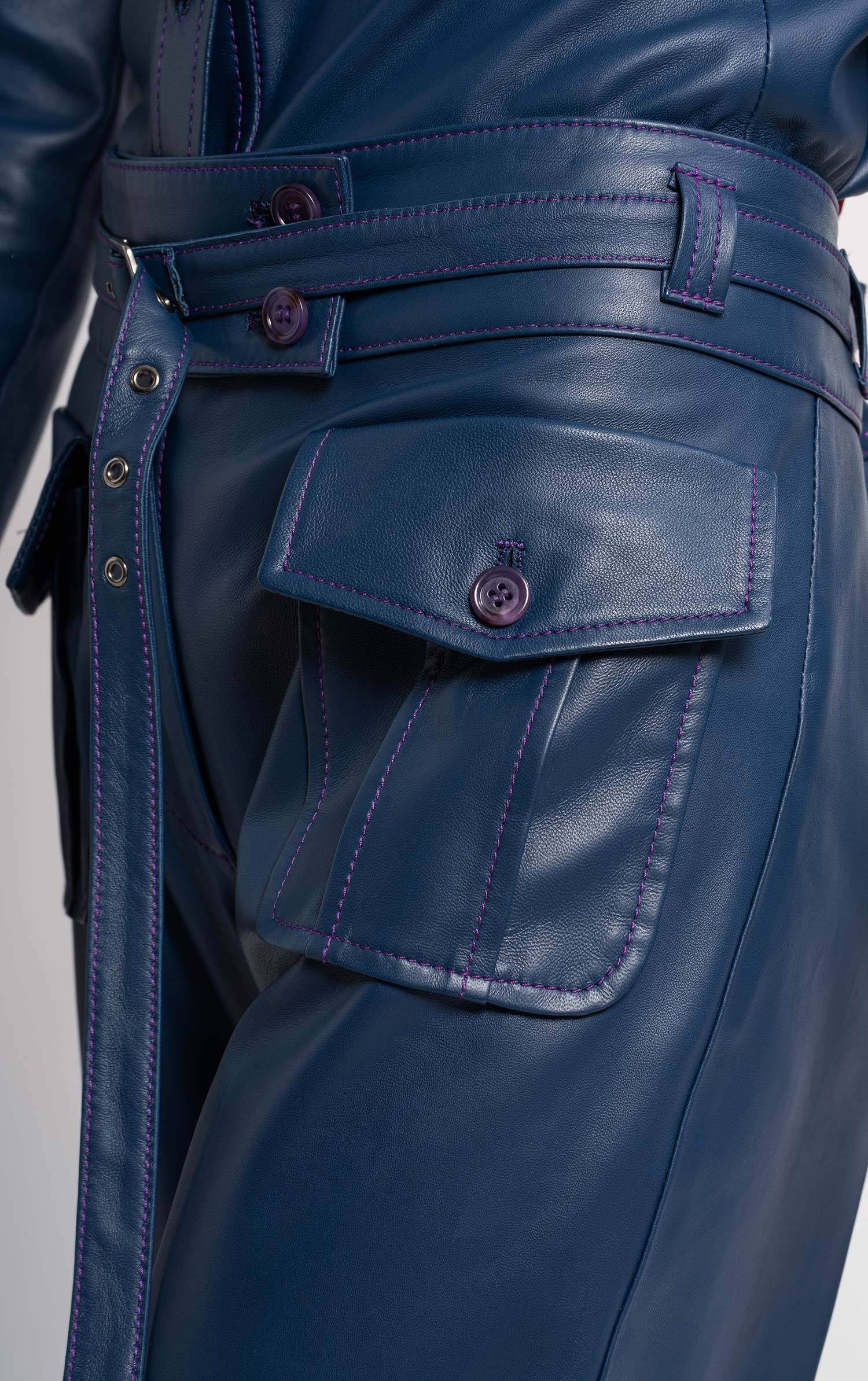 Nola Leather Pocket Pant